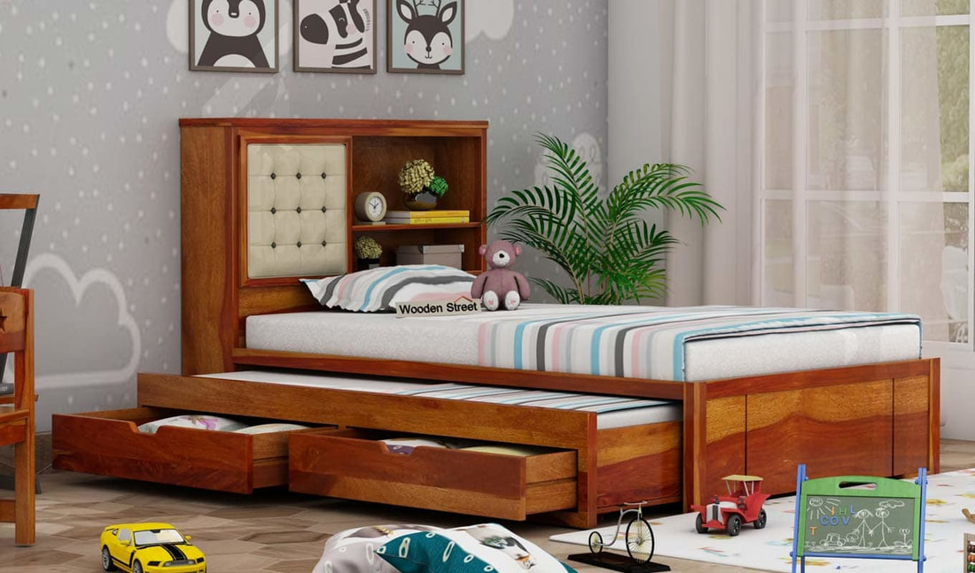 wooden kids beds